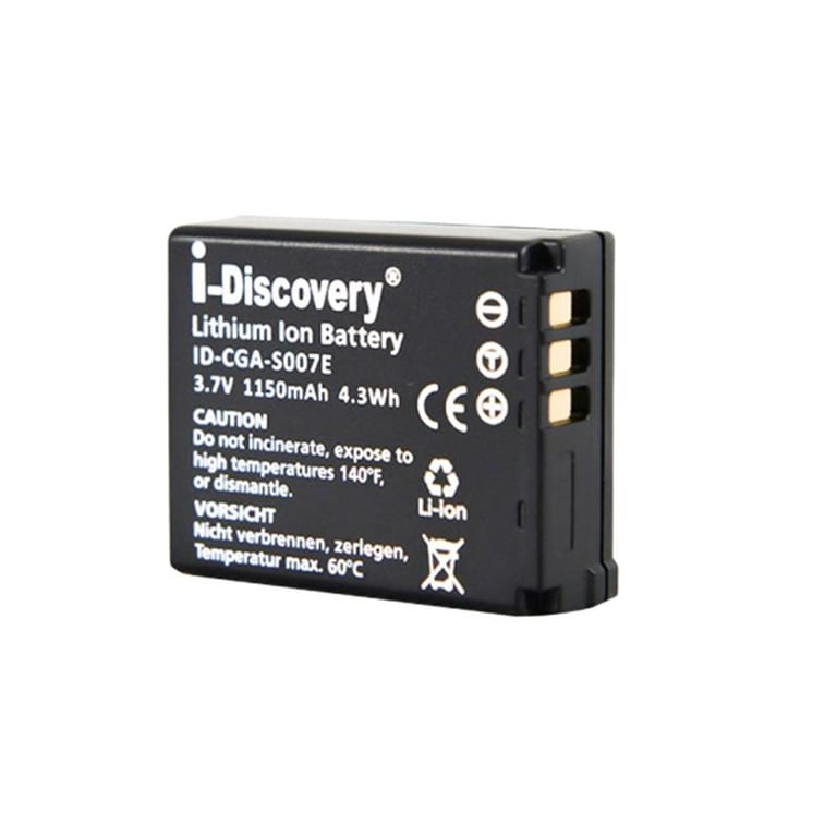 Pin i-Discovery CGA-S007E cho Panasonic DMC-TZ2, DMC-TZ1