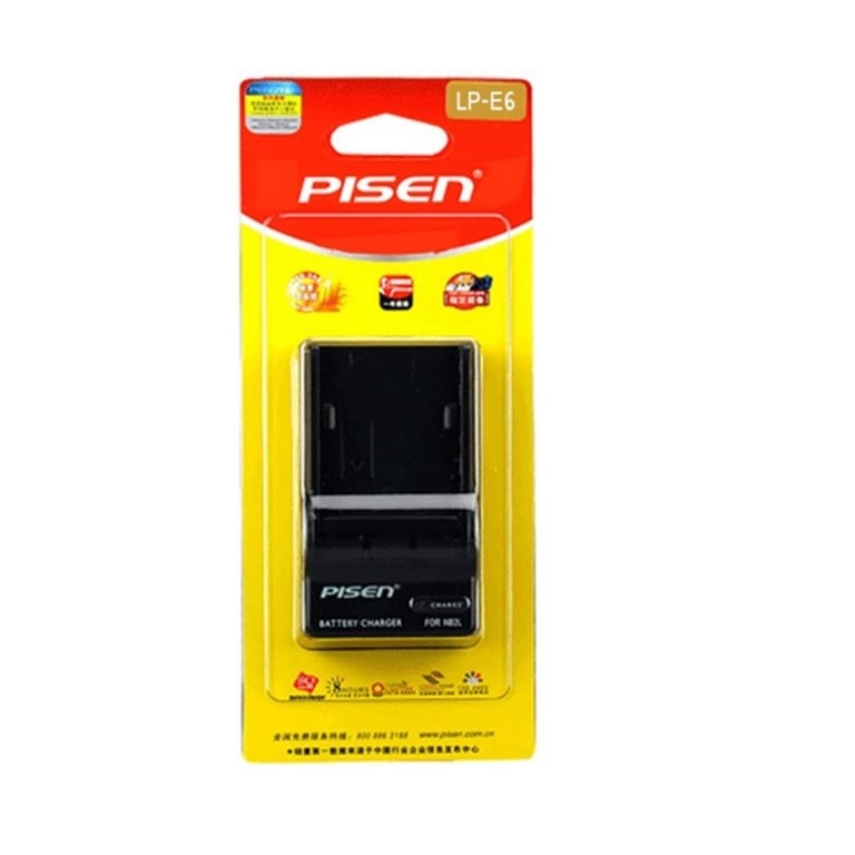 Sạc Pisen LP-E6 Cho Canon 5D II, 5D III, 60D, 70D, 6D, 7D, 80D, 5D Mark IV