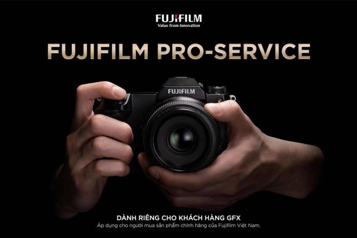 FUJIFILM PROSERVICE - ĐẶC QUYỀN DÀNH RIÊNG CHO KHÁCH HÀNG GFX