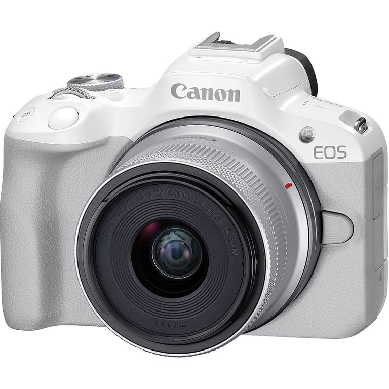 Máy ảnh Canon EOS R50 (Kit RF-S18-45mm F4.5-6.3 IS STM Trắng)