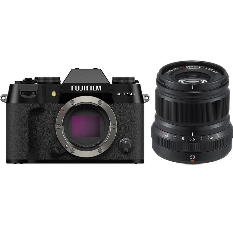 Fujifilm X-T50 Body + Fujifilm XF 50mm F2 R WR