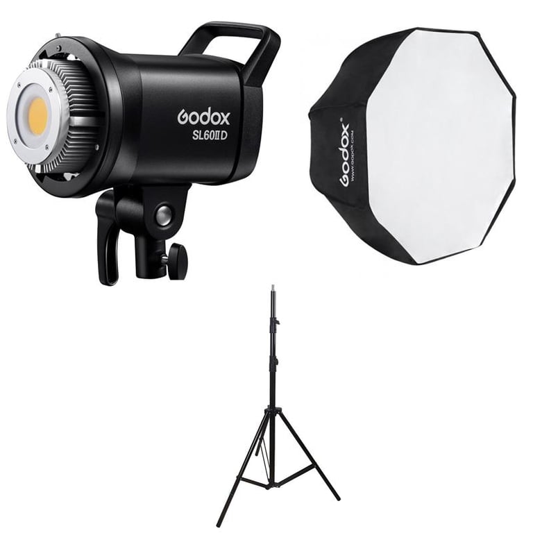 Bộ kit 1 đèn led quay phim Godox SL60 II D