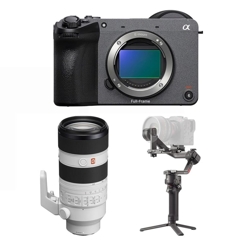 Sony FX2B + Sony FE 70-200mm F2.8 GM OSS II + DJI RS 4 Pro