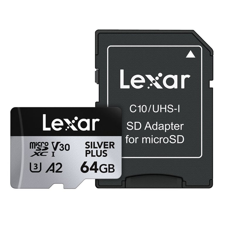 Thẻ nhớ MicroSDXC Lexar Professional Silver Plus UHS-I U3 64GB 205MB/ s