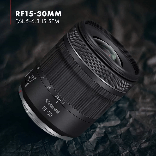 Ống kính Canon RF15-30mm F4.5-6.3 IS STM