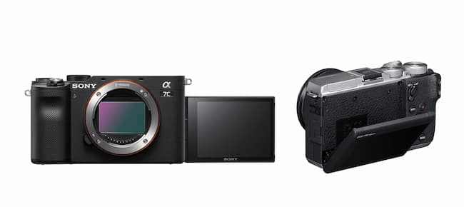 Sự khác biệt giữa Sony a7C vs Canon M6 Mark II