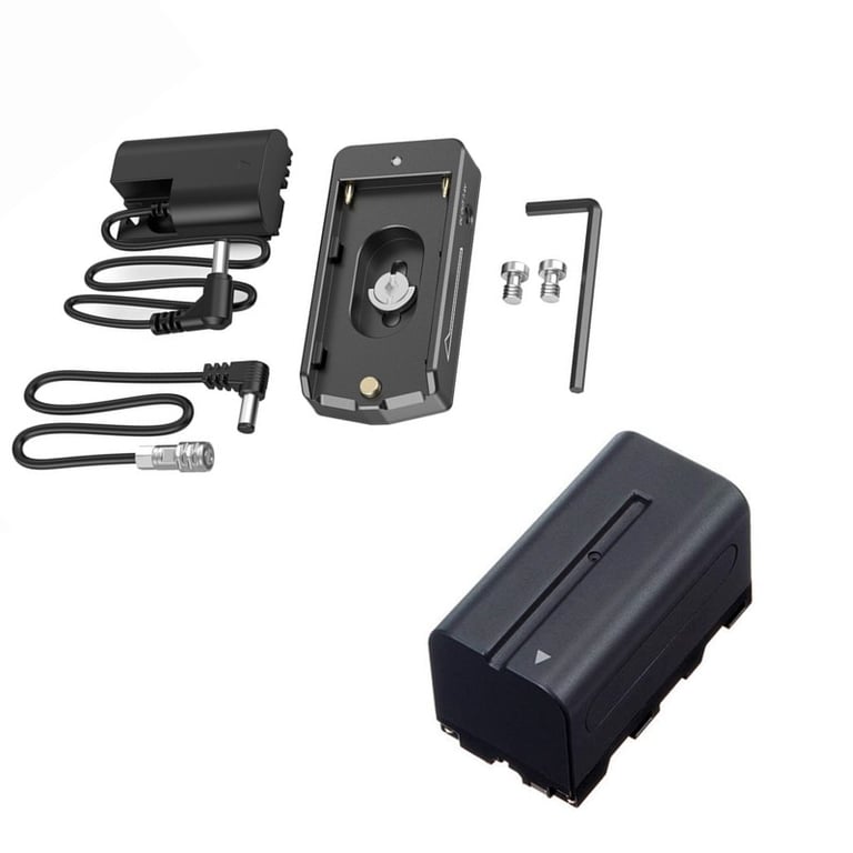 Đế chuyển đổi Pin SmallRig NP-F Battery 3018 + Sạc pin ảo I-Discovery LP-E6 + Pin i-Discovery NP-F970