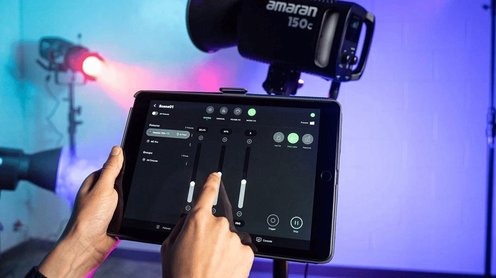 Đèn led Aputure Amaran 150C -4