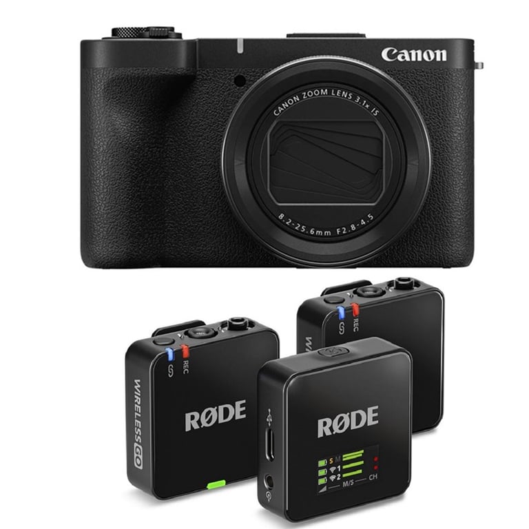 Canon PowerShot V1 + Rode Wireless Go III
