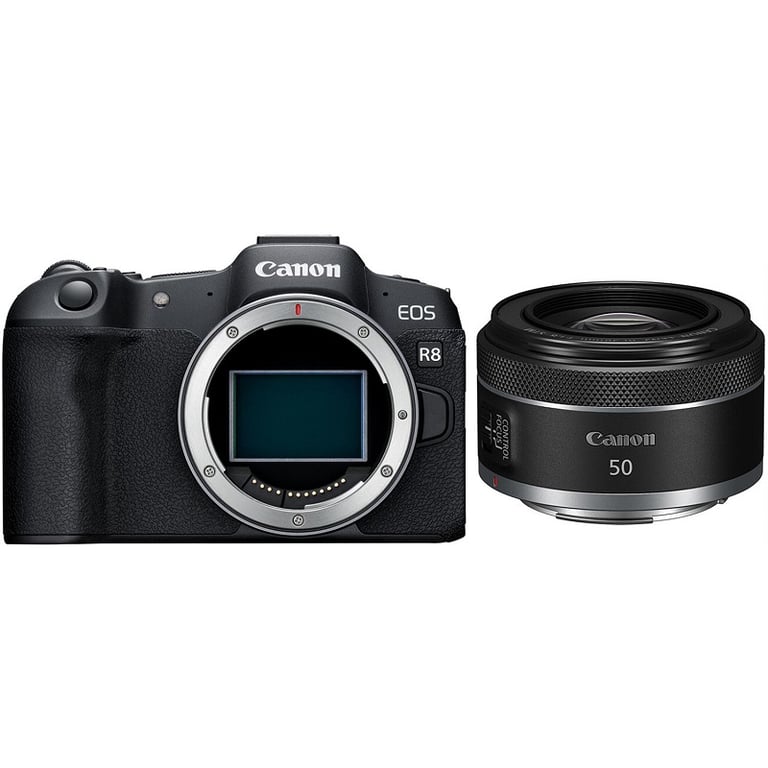 Máy ảnh Canon EOS R8 Body + Canon RF 50mm F1.8 STM