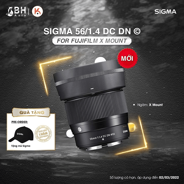 Pre-order ống kính Sigma dành cho Fujifilm X Mount