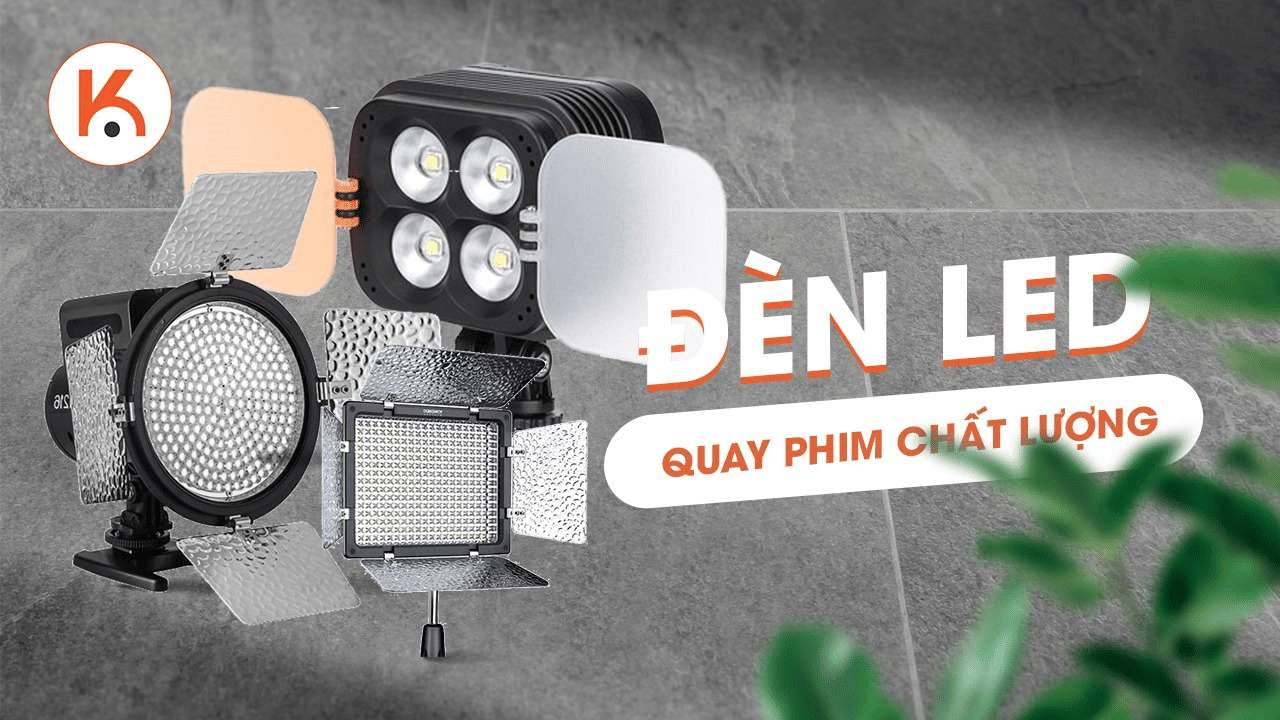 Gợi ý một số mẫu đèn led quay phim chất lượng đáng mua nhất 2021