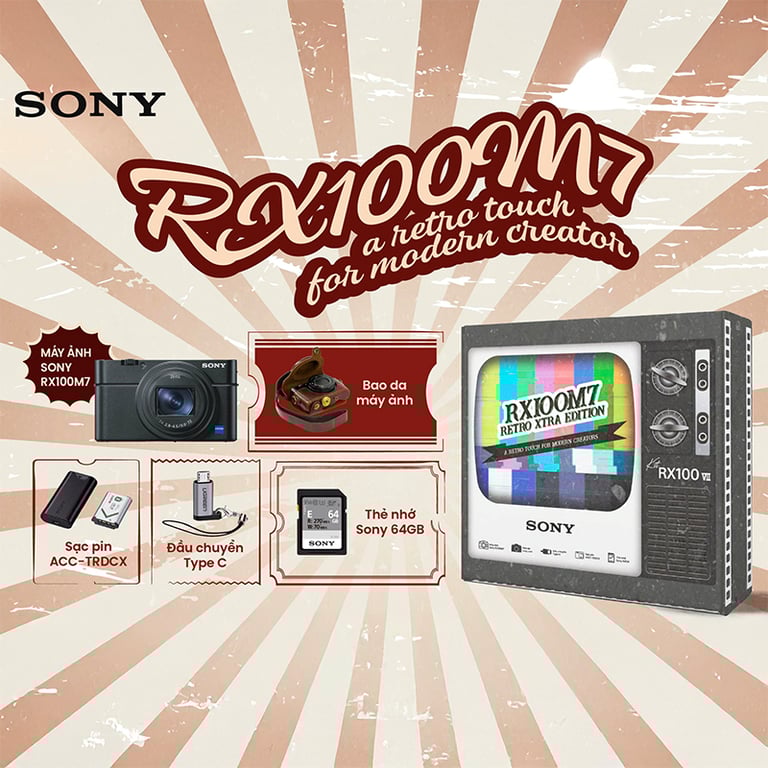 Sony CyberShot DSC-RX100M7 Retro Xtra Edition