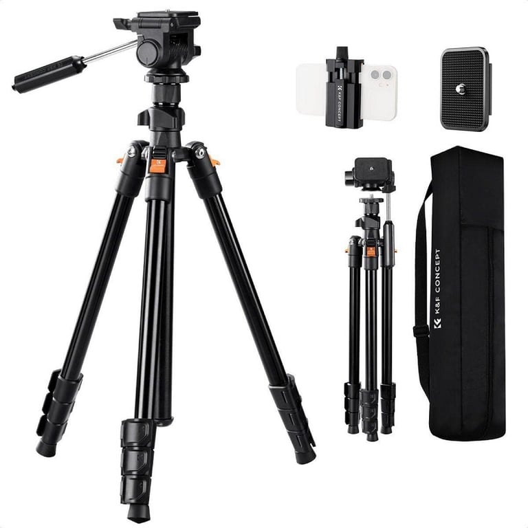Chân máy ảnh K&F Concept K234A0 + Video Head KF09.115