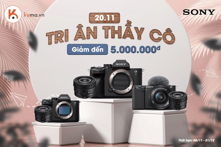 Sony cực nhiều ưu đãi mùa tri ân tháng 11