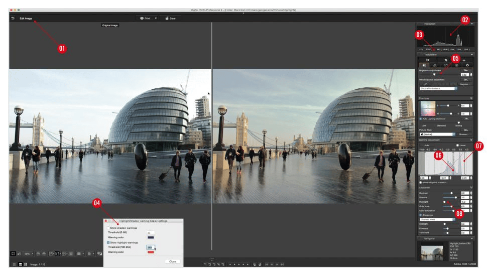 6 cách sử dụng Canon Digital Photo Professional có thể bạn chưa biết
