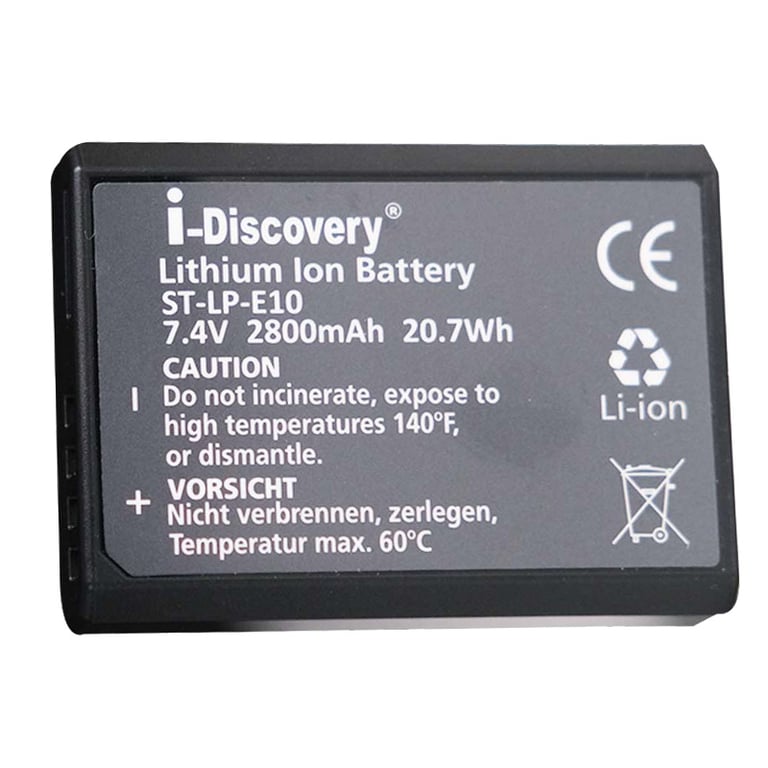 Pin i-Discovery LP-E10 cho Canon 3000D, 4000D, 2000D, 1200D, 1300D, 1500D...