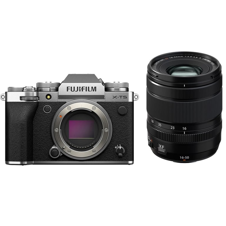 Máy ảnh Fujifilm X-T5 Kit XF16-50mm F2.8-4.8 R LM WR Bạc