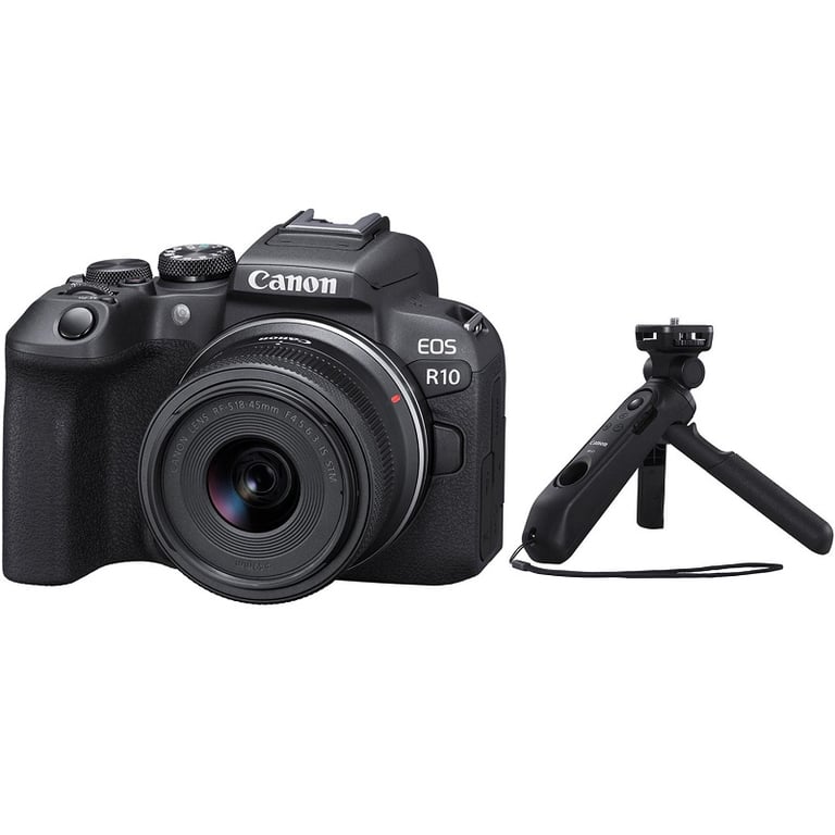 Máy ảnh Canon EOS R10 Kit RF-S 18-45mm F4.5-6.3 IS STM + Báng tay cầm Canon HG-100TBR