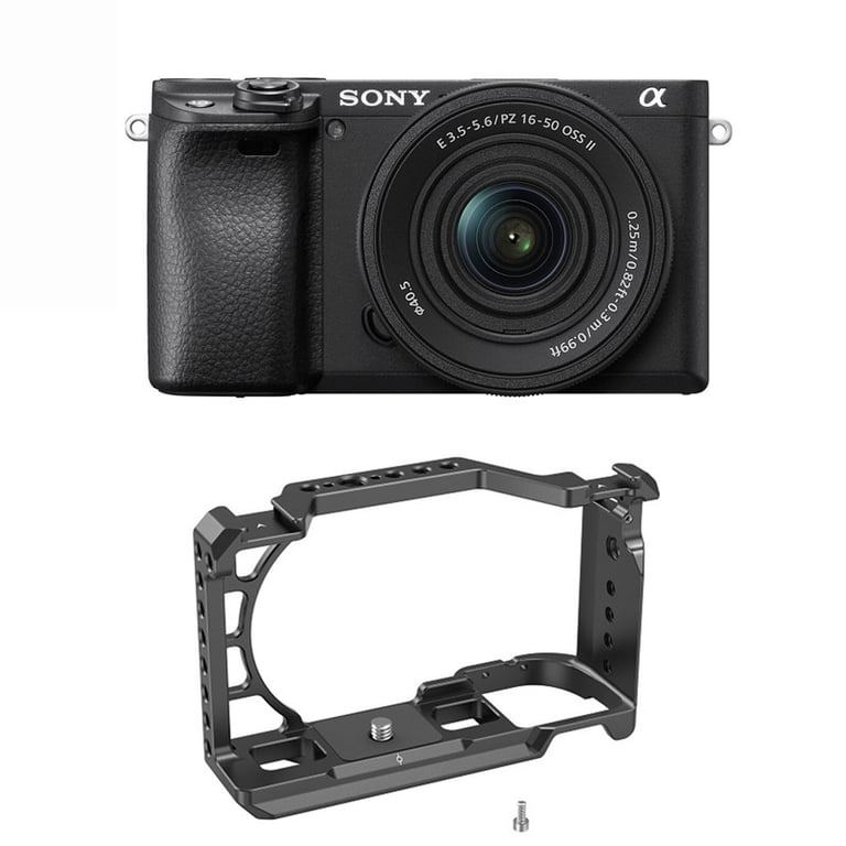 Sony Alpha A6400 Kit 16-50mm F3.5-5.6 OSS II + SmallRig Cage for Sony A6500, A6400, A6300, A6100 CCS2310C