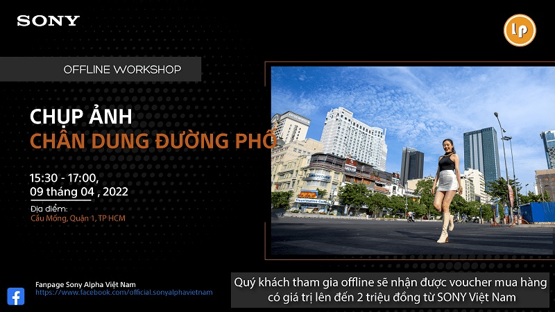 Xem workshop - Nhận code khuyến mãi từ Sony trong tháng 4