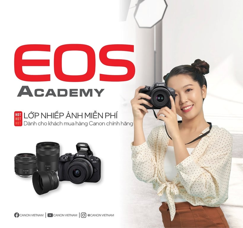 Lớp học NHIẾP ẢNH CƠ BẢN của Công ty Canon Marketing Việt Nam