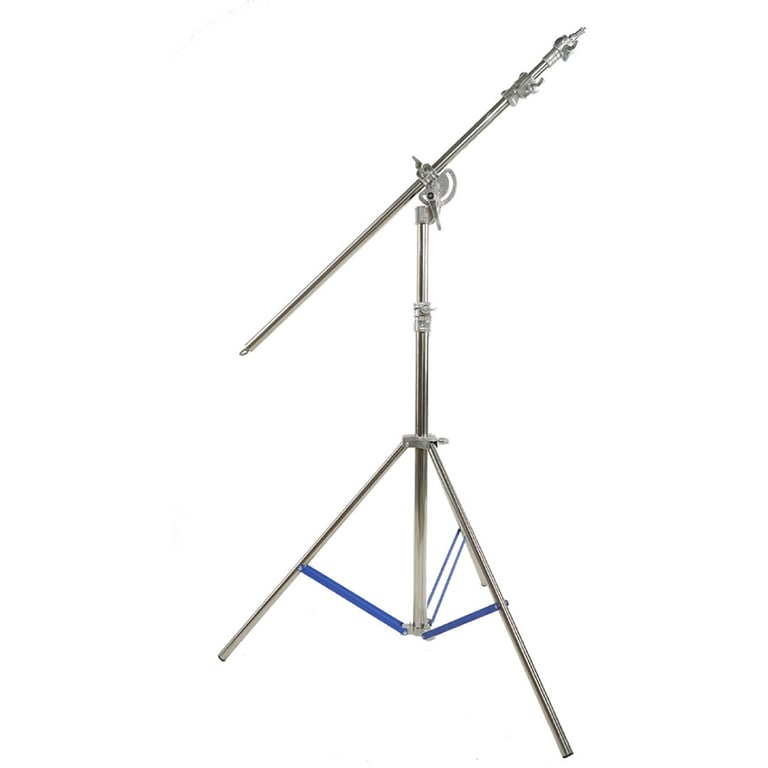 Chân đèn boom Inox MZI2800 2in1