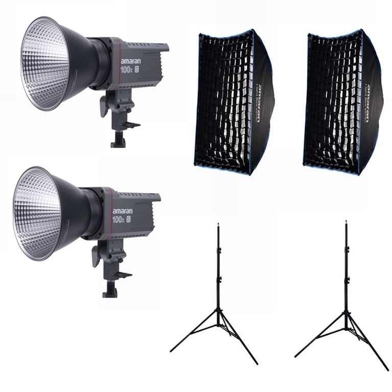Bộ kit 2 đèn led Amaran 100x-S Bi-Color