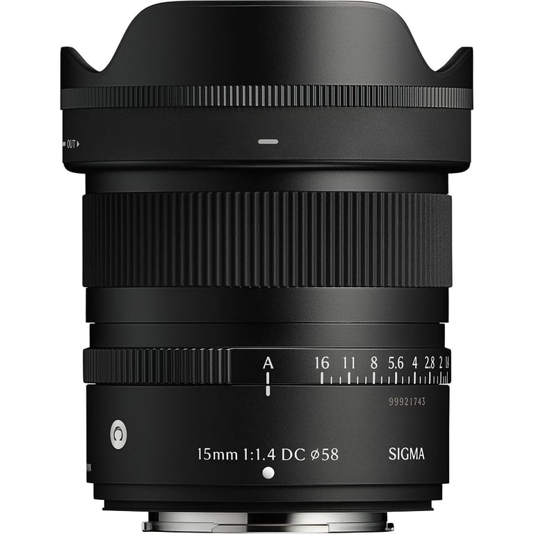 Ống kính Sigma 15mm F1.4 DC Contemporary for Fujifilm X