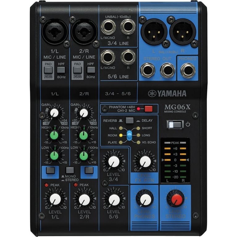 Bàn trộn Mixer Yamaha MG06X