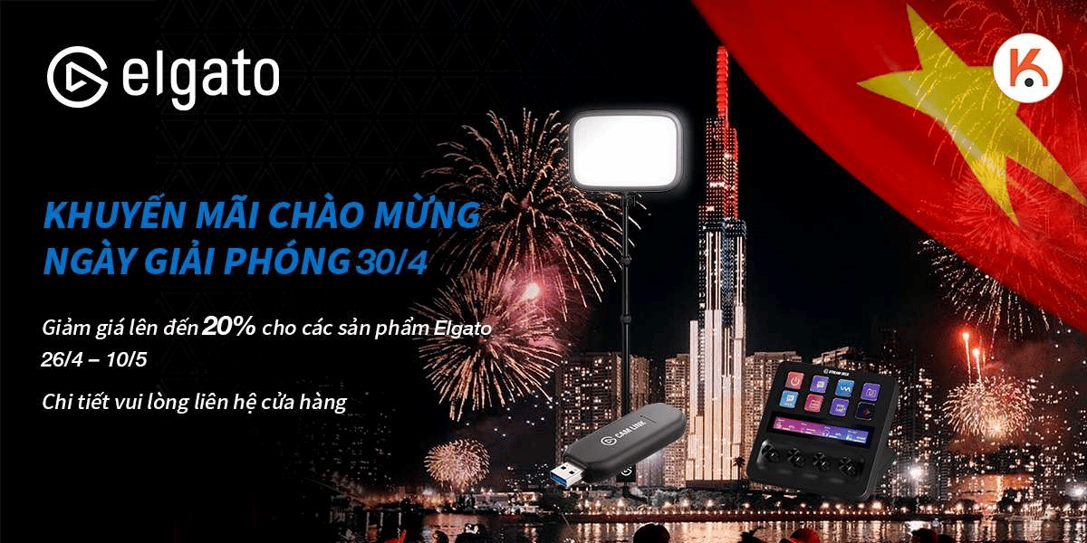 Khuyến mãi Elgato – VN Liberation Day