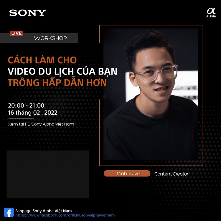 Xem workshop - Nhận code khuyến mãi từ Sony trong tháng 2