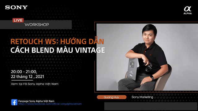 Chờ đón chuỗi online workshop tháng 12 của Sony Alpha