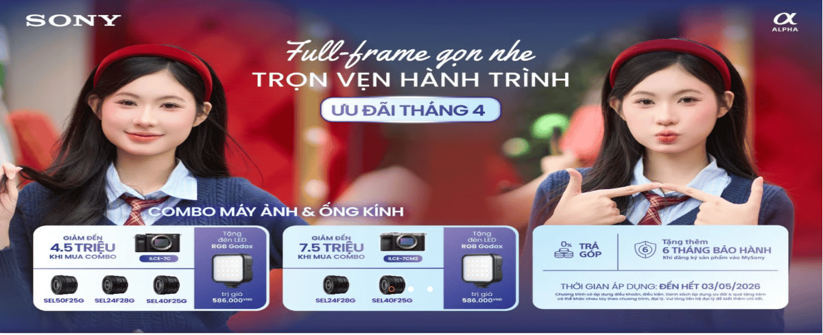 banner-sony a7cm2 khuyen mai