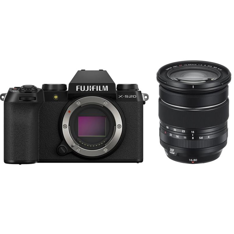 Máy ảnh Fujifilm X-S20 Kit XF16-80mm F4 R OIS WR