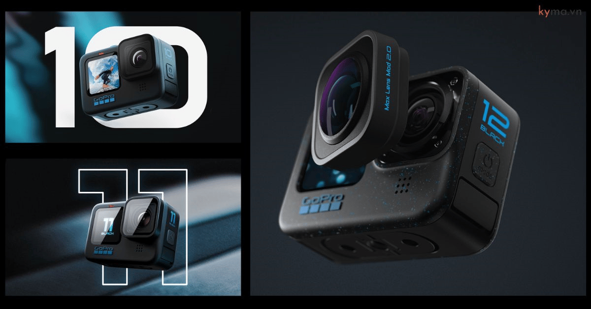 GoPro Hero 12 vs 11 vs 10, chúng so sánh như thế nào?