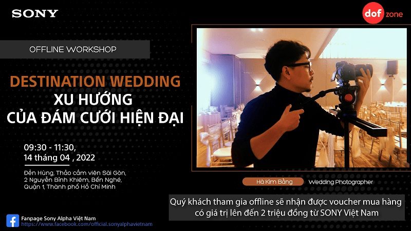 Xem workshop - Nhận code khuyến mãi từ Sony trong tháng 4