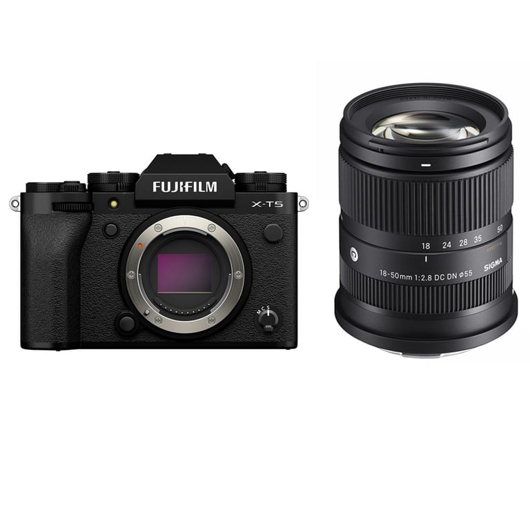 Fujifilm X-T5 Body + Sigma 18-50mm F2.8 DC DN ( C ) for Fujifilm X