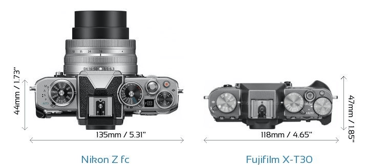 Nikon Z fc và Fujifilm X-T30: Vẻ đẹp hoài cổ mang tính năng hiện đại