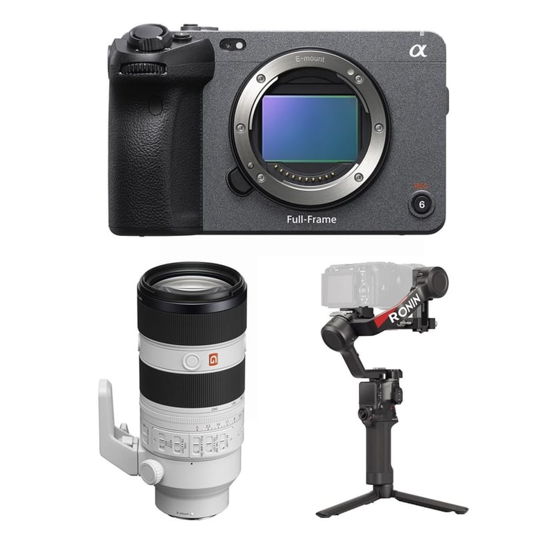 Sony FX3A + Sony FE 70-200mm F2.8 GM OSS II + DJI RS 4