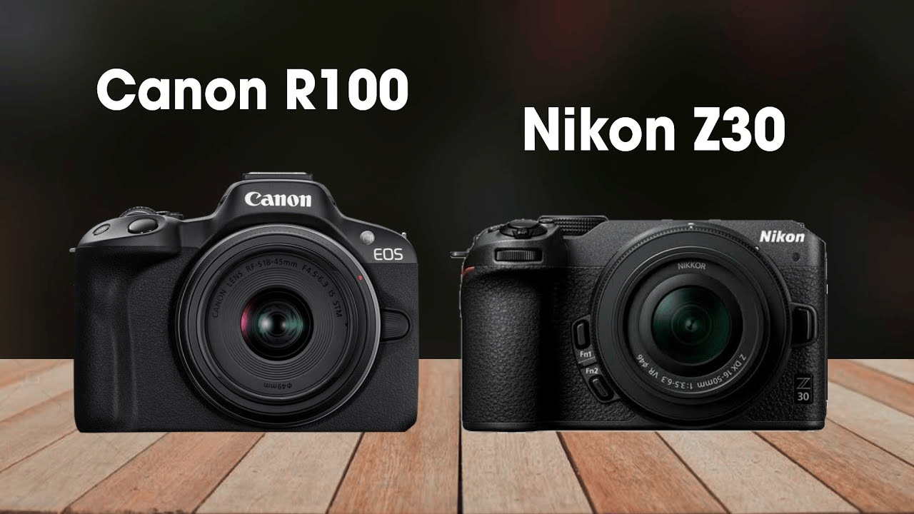 So sánh máy ảnh mirrorless đa năng Canon EOS R100 vs Nikon Z30