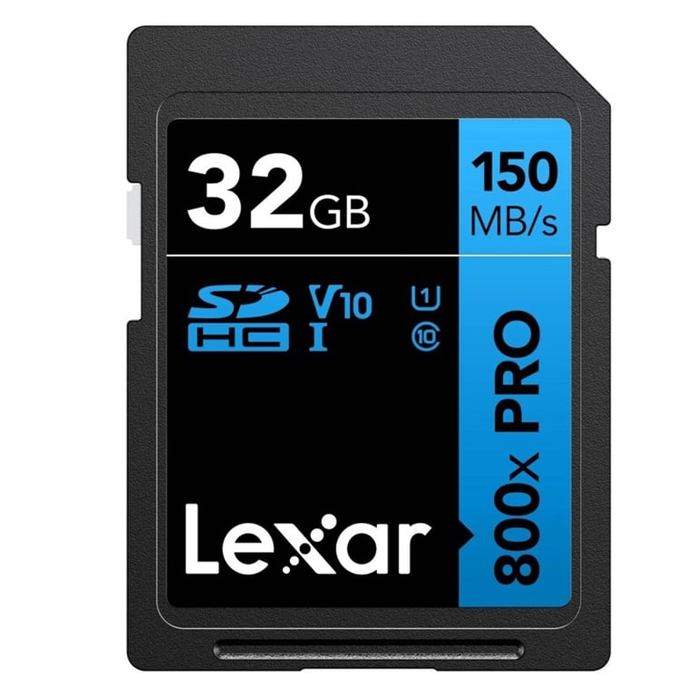 Thẻ nhớ SDXC Lexar Professional 800x Pro UHS-I V10 32GB 150MB/ s