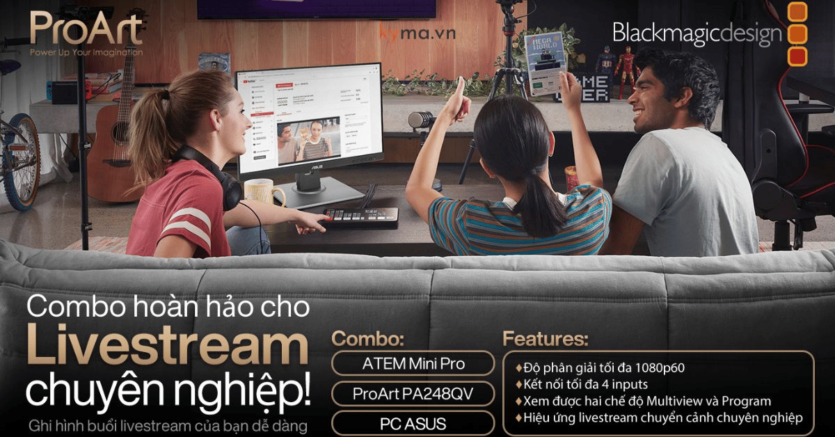 Combo hoàn hảo cho livestream chuyên nghiệp
