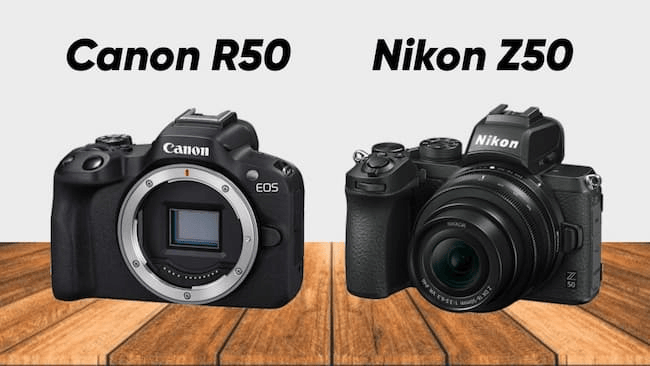 So sánh Canon R50 và Nikon Z50 toàn diện