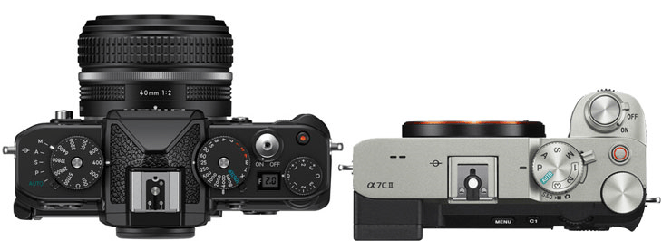 Nikon Z f và Sony A7C II, cuộc chiến mirrorless full frame nhỏ gọn