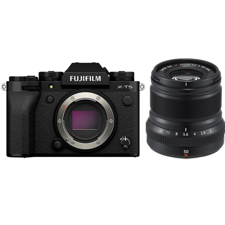 Fujifilm X-T5 Body + Fujifilm XF 50mm F2 R WR