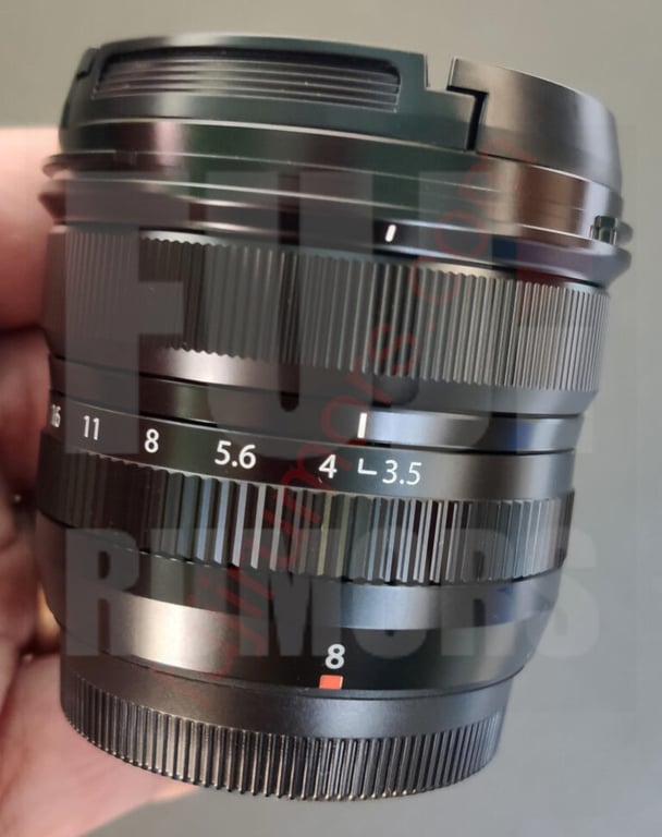 Rò rỉ hình ảnh lens Fujifilm XF 8mm f3.5 R WR mới
