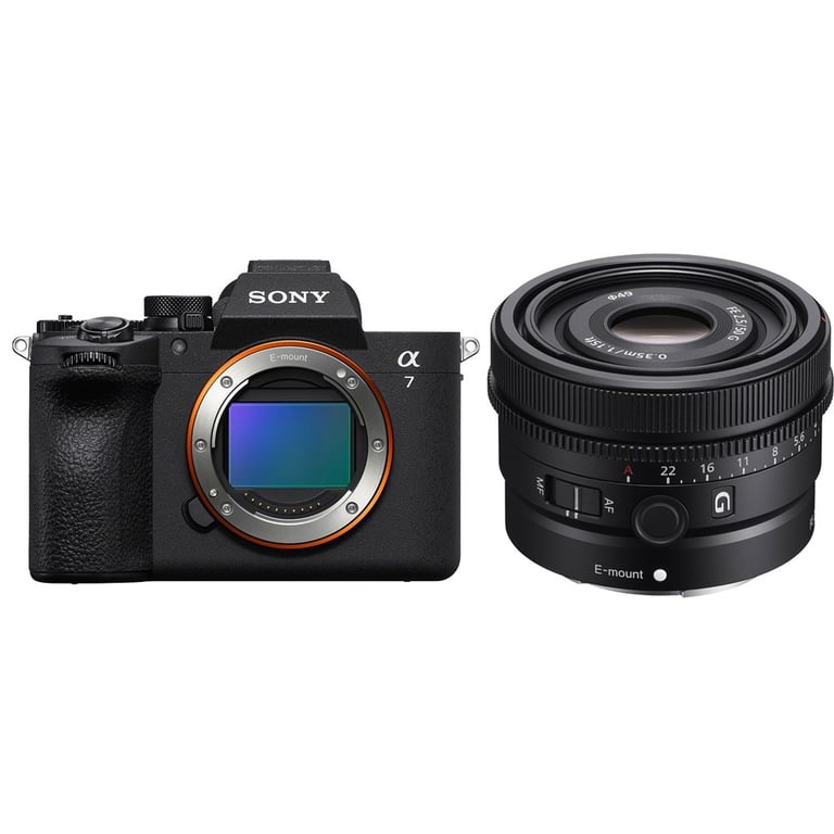 Sony Alpha A7 Mark V Body + Sony FE 50mm F2.5 G