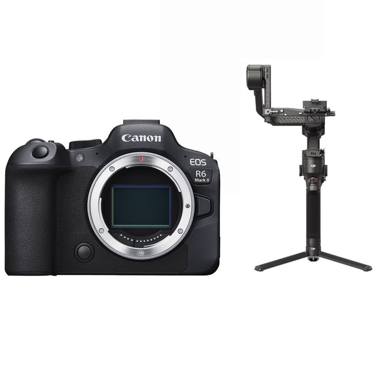 Canon EOS R6 Mark II Body + DJI RS 4 Pro