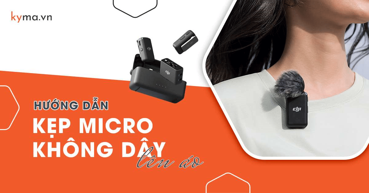 Hướng dẫn kẹp micro không dây lên áo